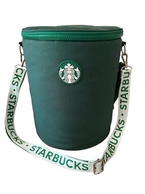Starbucks Korea Lucky Bag Set — Cylinder Cooler Bag & Packing Cube Pouch Set